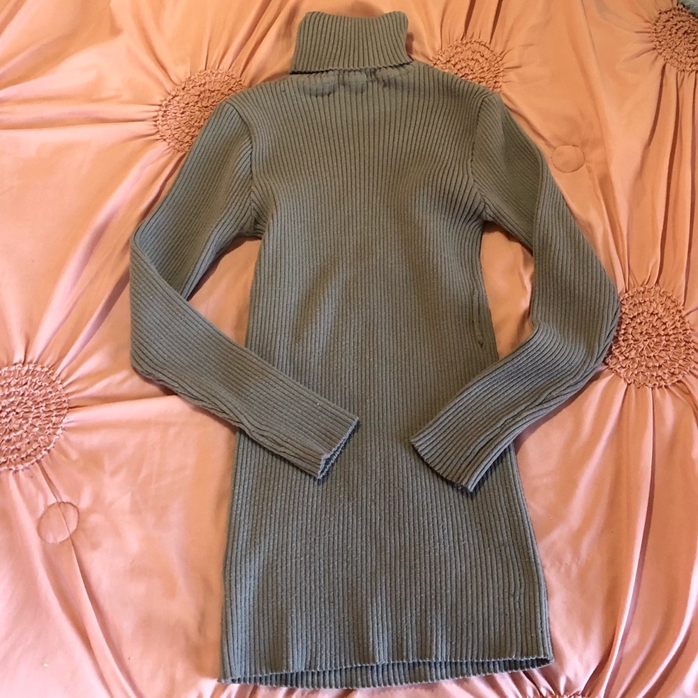 Vintage style grey turtleneck sweater size XL
